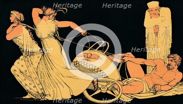 'Atossa's Dream', 1880. Artist: Flaxman.