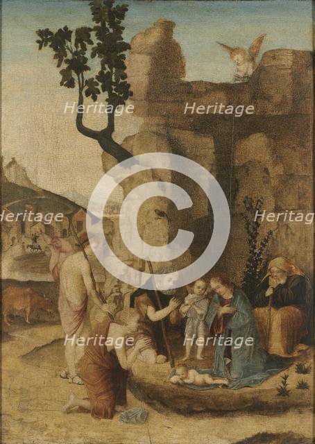 Adoration of the Shepherds, c. 1500. Creator: Unknown.