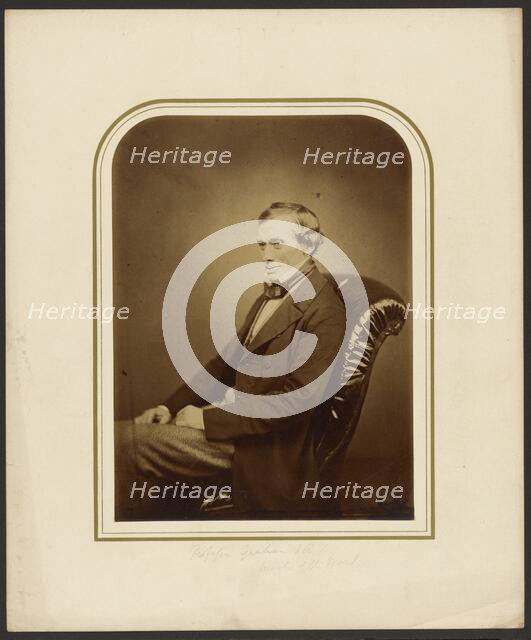 Professor Graham, F.R.S., 1855. Creator: Maull & Polyblank.