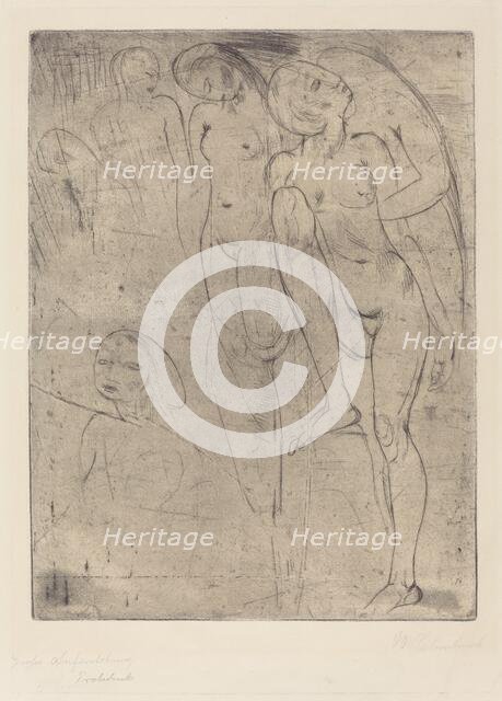 Large Resurrection (Grosse Auferstehung), 1913. Creator: Wilhelm Lehmbruck.