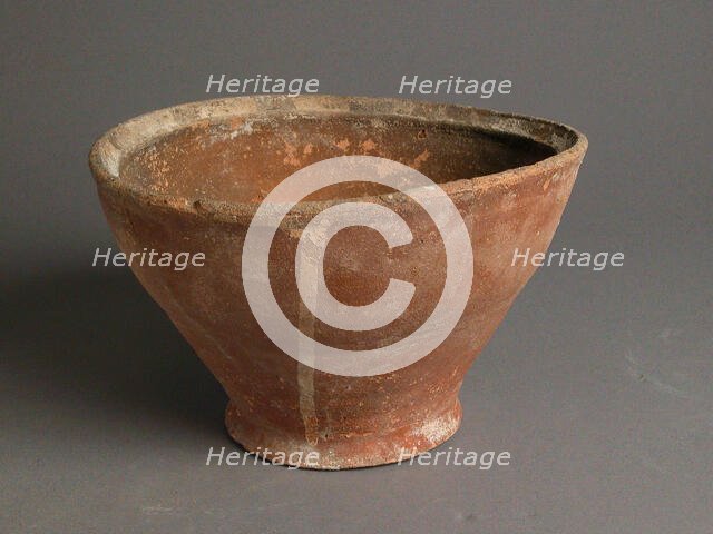 Bowl, Coptic, 4th-7th century. Creator: Unknown.