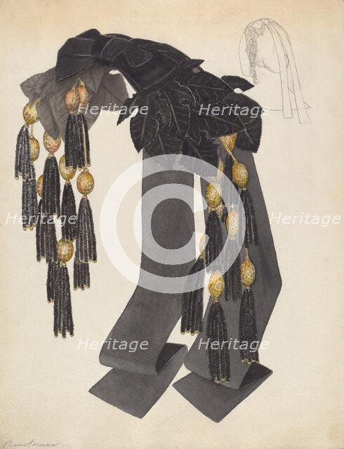 Headdress, c. 1937. Creator: Bessie Forman.