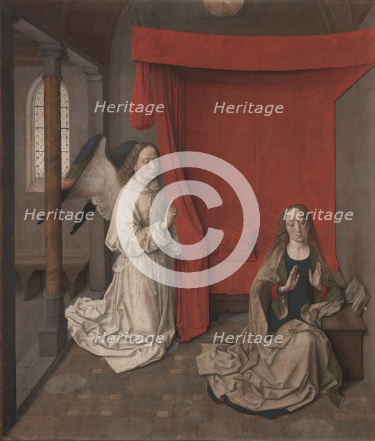 The Annunciation, ca 1455. Artist: Bouts, Dirk (1410/20-1475)