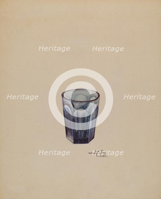 Whiskey Glass, 1937. Creator: Ralph Atkinson.