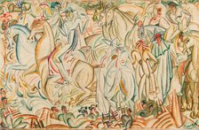 Before the bullfight, c1912. Creator: Souza-Cardoso, Amadeo de (1887-1918).