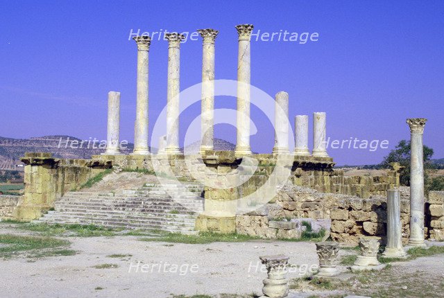 Capitol, Thuburbo Majus, Tunisia. 