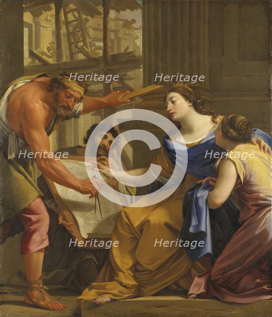 Artemisia Building the Mausoleum, Early 1640s.