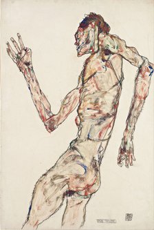 The Dancer, 1913. Artist: Schiele, Egon (1890–1918)