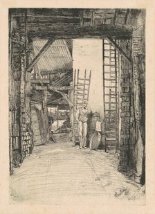The Lime-Burner, 1859. Creator: James Abbott McNeill Whistler.