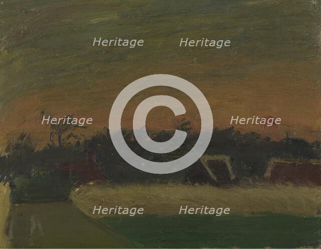 Sunset, 1942. Creator: Gustave De Smet.