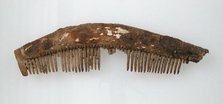 One Edged Comb, Frankish, 7th century. Creator: Unknown.