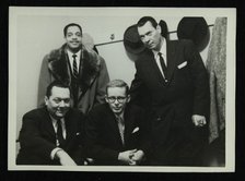 Band members of the Eddie Condon All Stars, 1957. Artist: Denis Williams