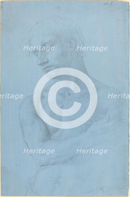 Bust of Nude Man. Creator: Alphonse Legros.