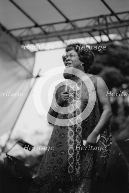 Sarah Vaughan, Knebworth, Capital Radio Jazz Festival, 1981. Creator: Brian Foskett.