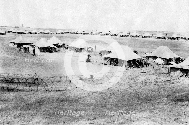 1/5 RWR battalion camp, Samarra, Mesopotamia, 1918. Artist: Unknown