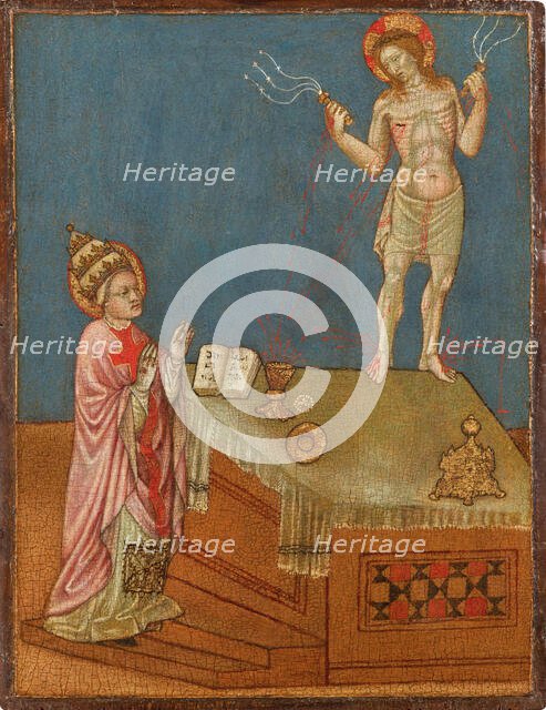 The Mass of Saint Gregory, Second Half of 14th cen. Creator: Anonymous.