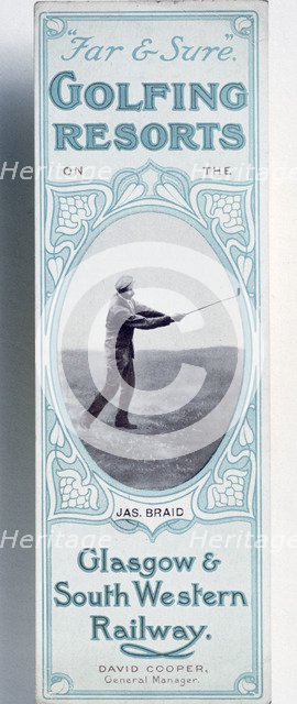 Bookmark issued by the Glasgow & South Western Railway, c1900. Artist: Unknown