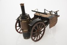 1868 Knight Steam carriage scale model. Creator: Unknown.