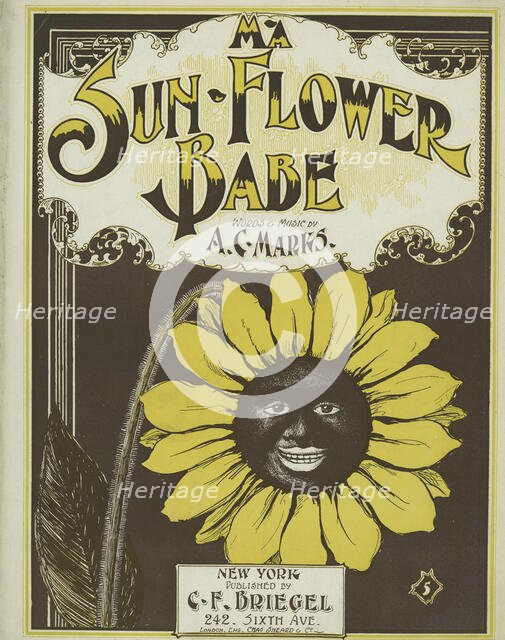 'Ma sun-flower babe', 1900. Creator: Unknown.