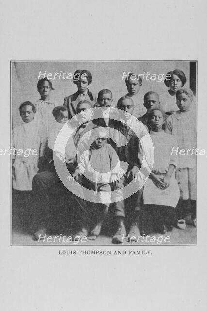 Louis Thompson and family, 1917. Creator: Unknown.