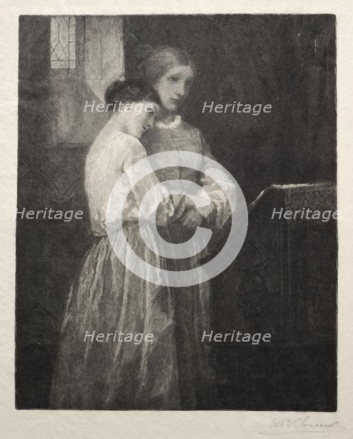 The Listeners, 1887. Creator: William Baxter Palmer Closson (American, 1848-1926).