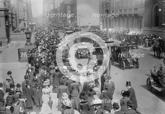 5th Ave. - Easter 1911. Creator: Bain News Service.