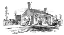 Opening of the Leamington and Warwick Railway - Kenilworth Station, 1844.  Creator: Unknown.