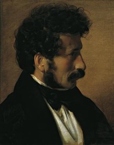 The painter Theodor Alconière, 1836. Creator: Friedrich von Amerling.