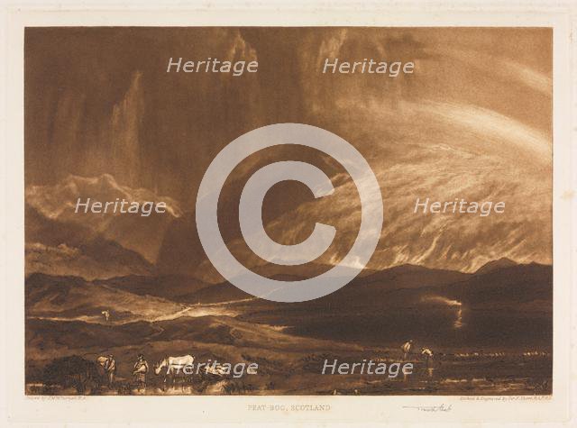 Peat Bog, Scotland, 1937. Creator: Frank Short (British, 1857-1945).