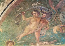 Cosmogonic mosaic representing celestial, terrestrial and aquatic deities. Nubs and Noius detail.…