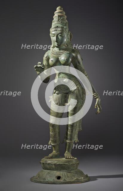 The Hindu Goddess Bhudevi, 13th century. Creator: Unknown.