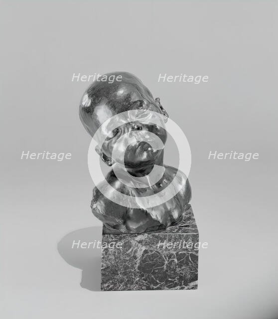 Head of a Baby (Georgette Dalou), Late 1870's. Creator: Jules Dalou.