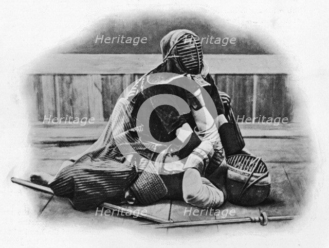 'The End of a Bout', c1903, (1903). Artist: Ogawa & Burton.