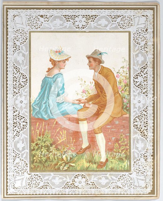 Valentine, 1876. Creator: Catherine Greenaway.