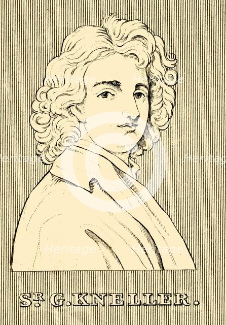'Sir. G. Kneller', (1646-1723), 1830. Creator: Unknown.