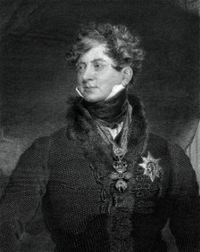 George IV, King of the United Kingdom and Hanover, 1829.Artist: William Ensom