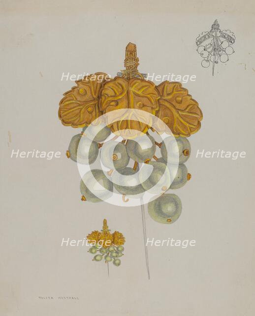 Pearl Pin, 1935/1942. Creator: Tulita Westfall.