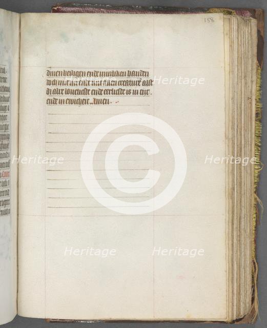 Book of Hours (Use of Utrecht): fol. 158r, Text, c. 1460-1465. Creator: Master of Gijsbrecht van Brederode (Netherlandish); Master of the Boston City of God (Netherlandish).