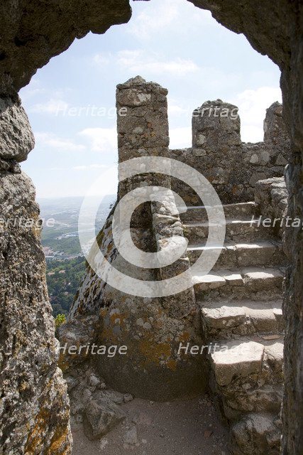 The keep of the Castelo dos Mouros, Sintra, Portugal, 2009. Artist: Samuel Magal