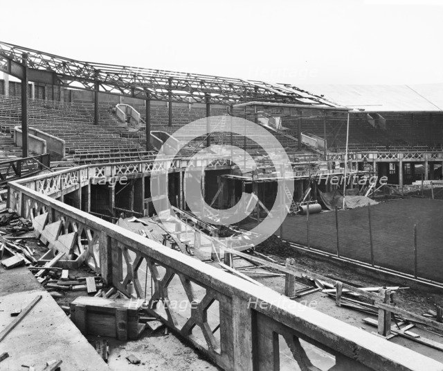 Centre Court under construction, All England Lawn Tennis and Croquet Club, Wimbledon, London, 1922. Artist: Bedford Lemere and Company.