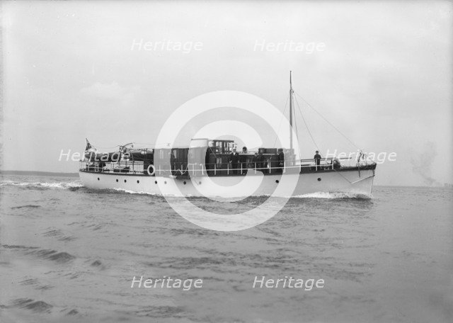 The motor yacht 'Albany', 1934. Creator: Kirk & Sons of Cowes.