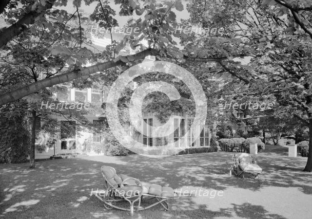 William S Paley, residence in Manhasset, Long Island, 1942. Creator: Gottscho-Schleisner, Inc.