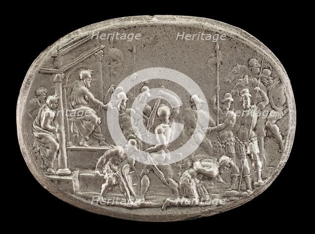 The Justice of Brutus. Creator: Giovanni Bernardi.