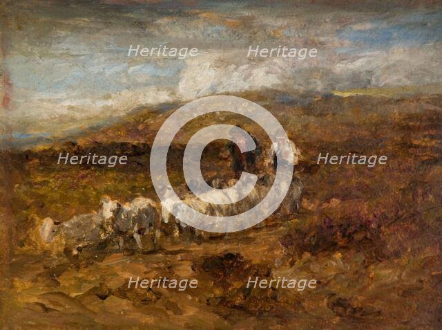 Welsh Shepherds, 1841. Creator: David Cox the elder.