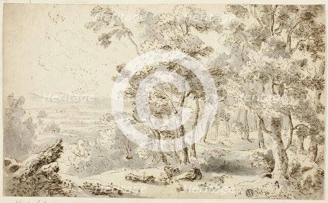 Forest, Valley and Distant Hills, n.d. Creator: Karl Schutz.