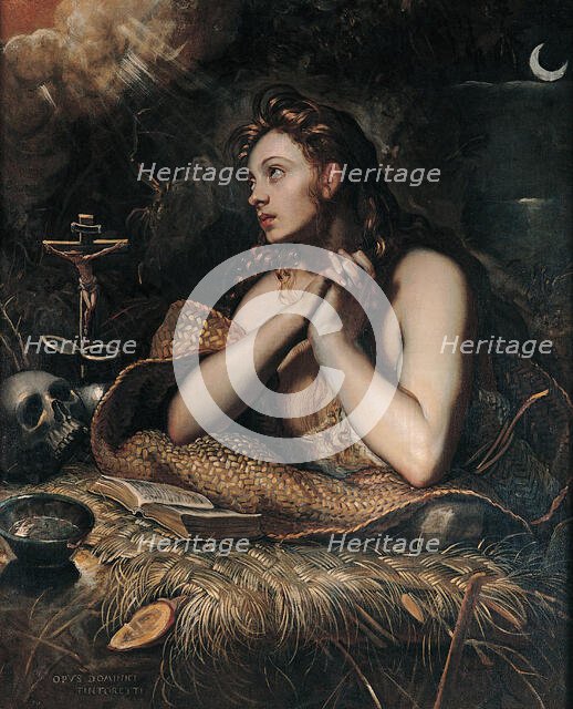 The Repentant Mary Magdalene, 1598-1602. Creator: Tintoretto, Domenico (1560-1635).