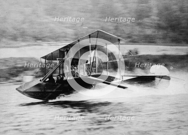 G.M. Heckscher's Curtiss Flying Boat [60 m.p.h.], between c1910 and c1915. Creator: Bain News Service.
