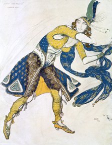 'Indian Dance' (La Marquise de Casati), 1912. Artist: Leon Bakst