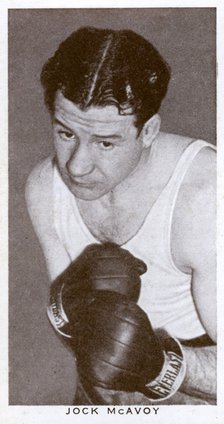Jock McAvoy, British boxer, 1938. Artist: Unknown