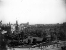 View over St James's Park, London, c1905. Artist: Unknown